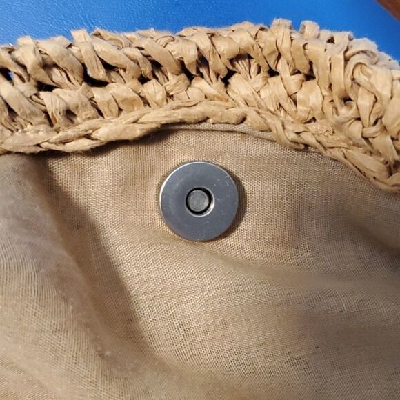 Limited Edition Straw Woven Tote or Beach Bag - Picture 4 of 4